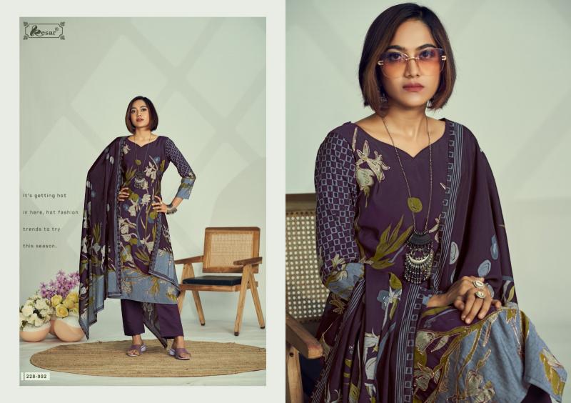 Kesar Shanaya Vol 4 Muslin Viscose Dress Material Wholesale catalog