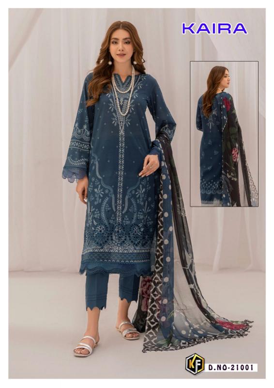 Keval Kaira Vol 21 Heavy Lawn Cotton Dress Material Wholesale Catalog