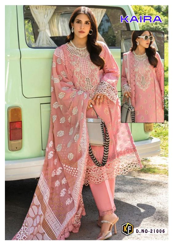 Keval Kaira Vol 21 Heavy Lawn Cotton Dress Material Wholesale Catalog