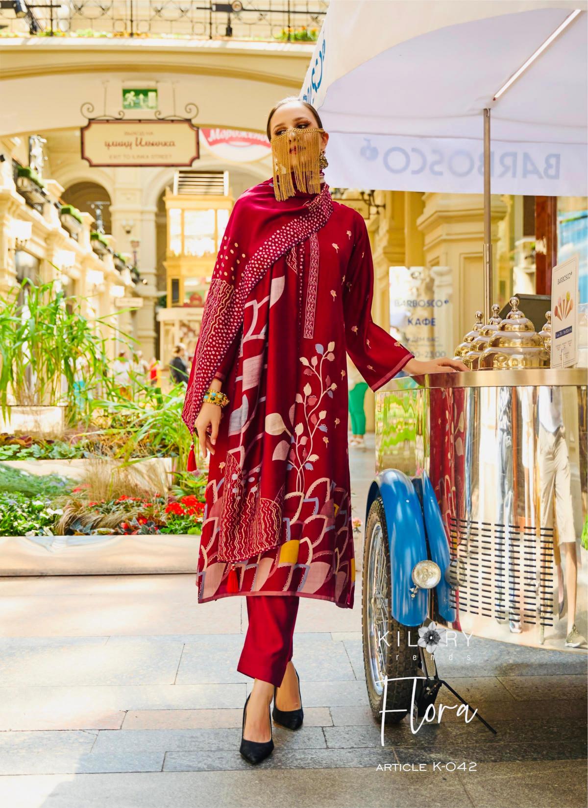 Kilory Flora Digital Printed Salwar Kameez Wholesale Catalog