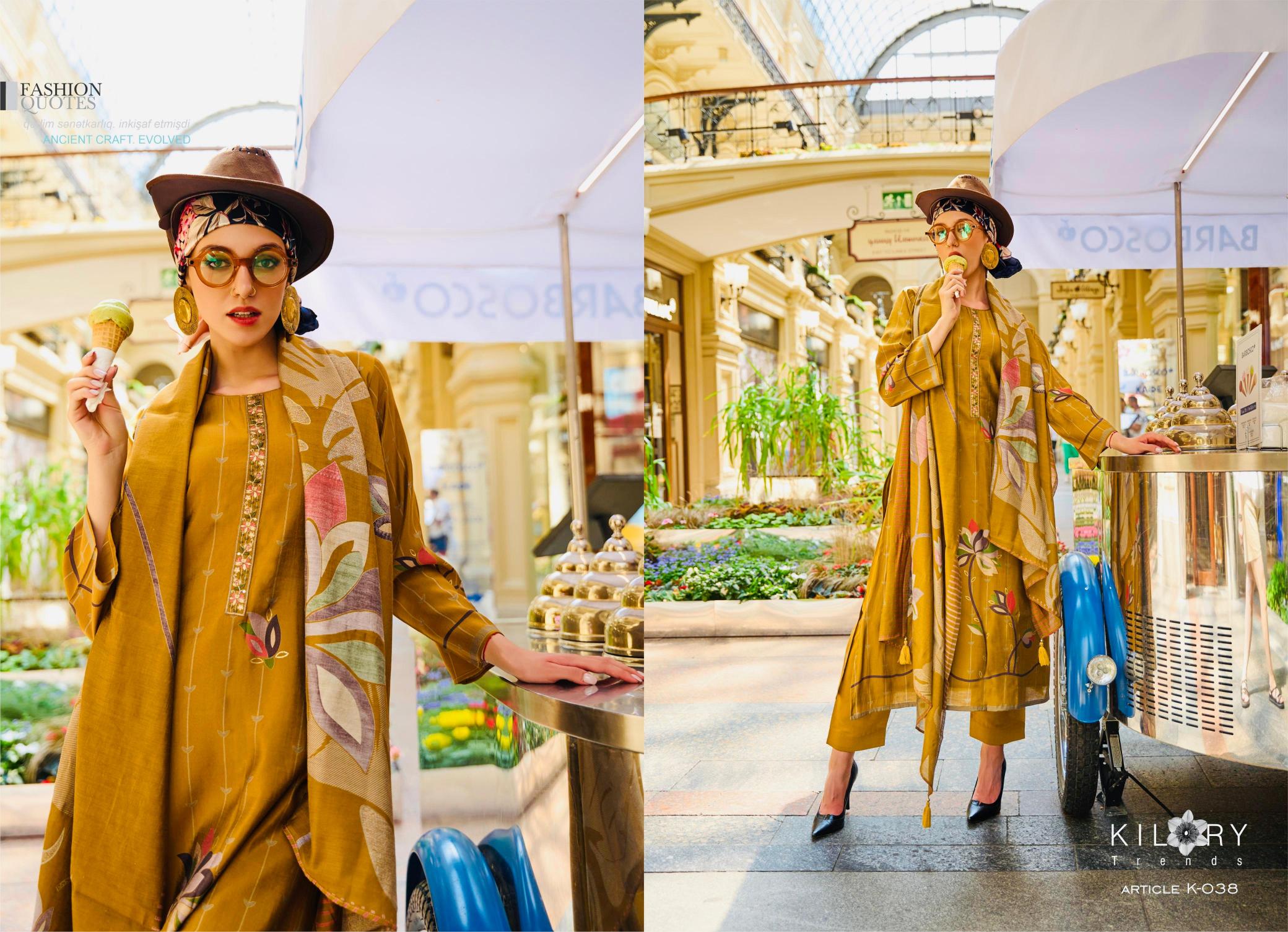 Kilory Flora Digital Printed Salwar Kameez Wholesale Catalog