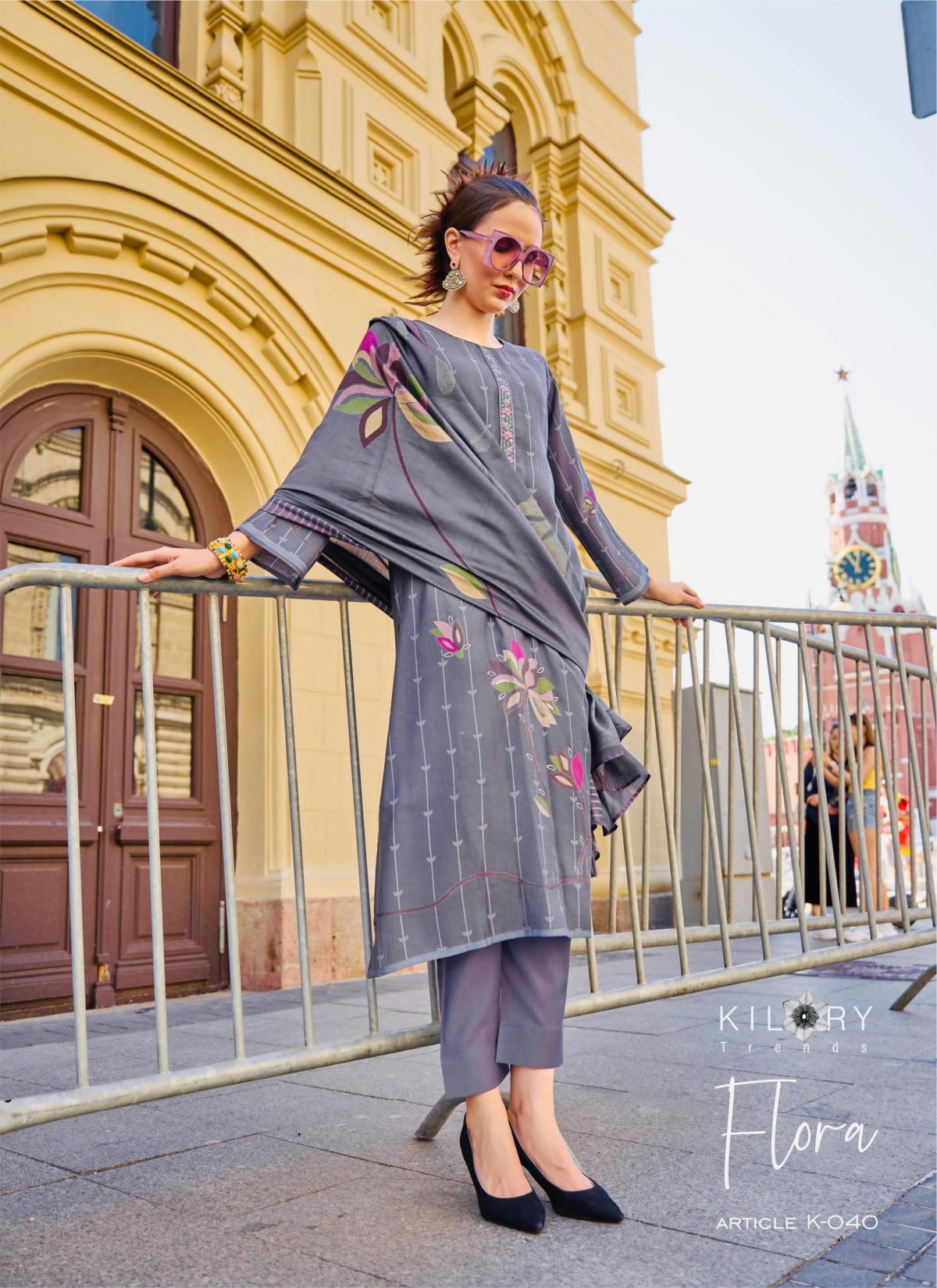 Kilory Flora Digital Printed Salwar Kameez Wholesale Catalog