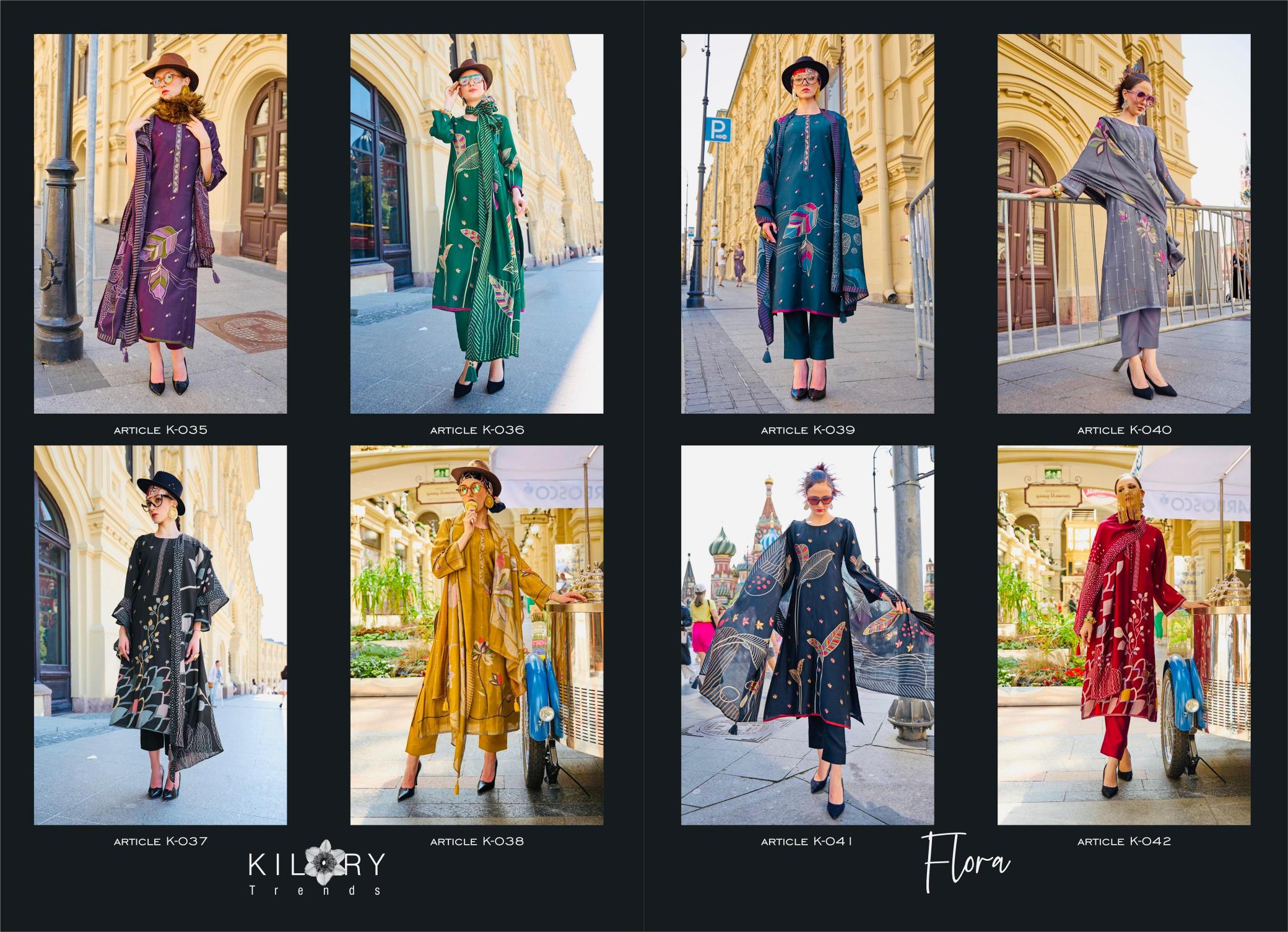 Kilory Flora Digital Printed Salwar Kameez Wholesale Catalog