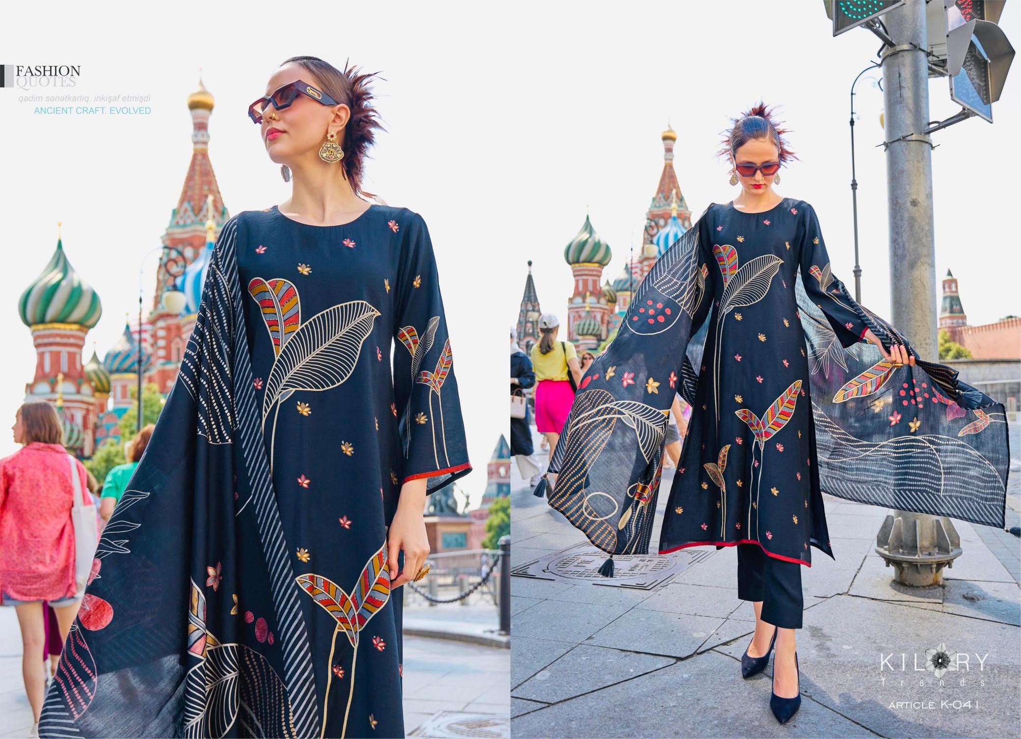 Kilory Flora Digital Printed Salwar Kameez Wholesale Catalog