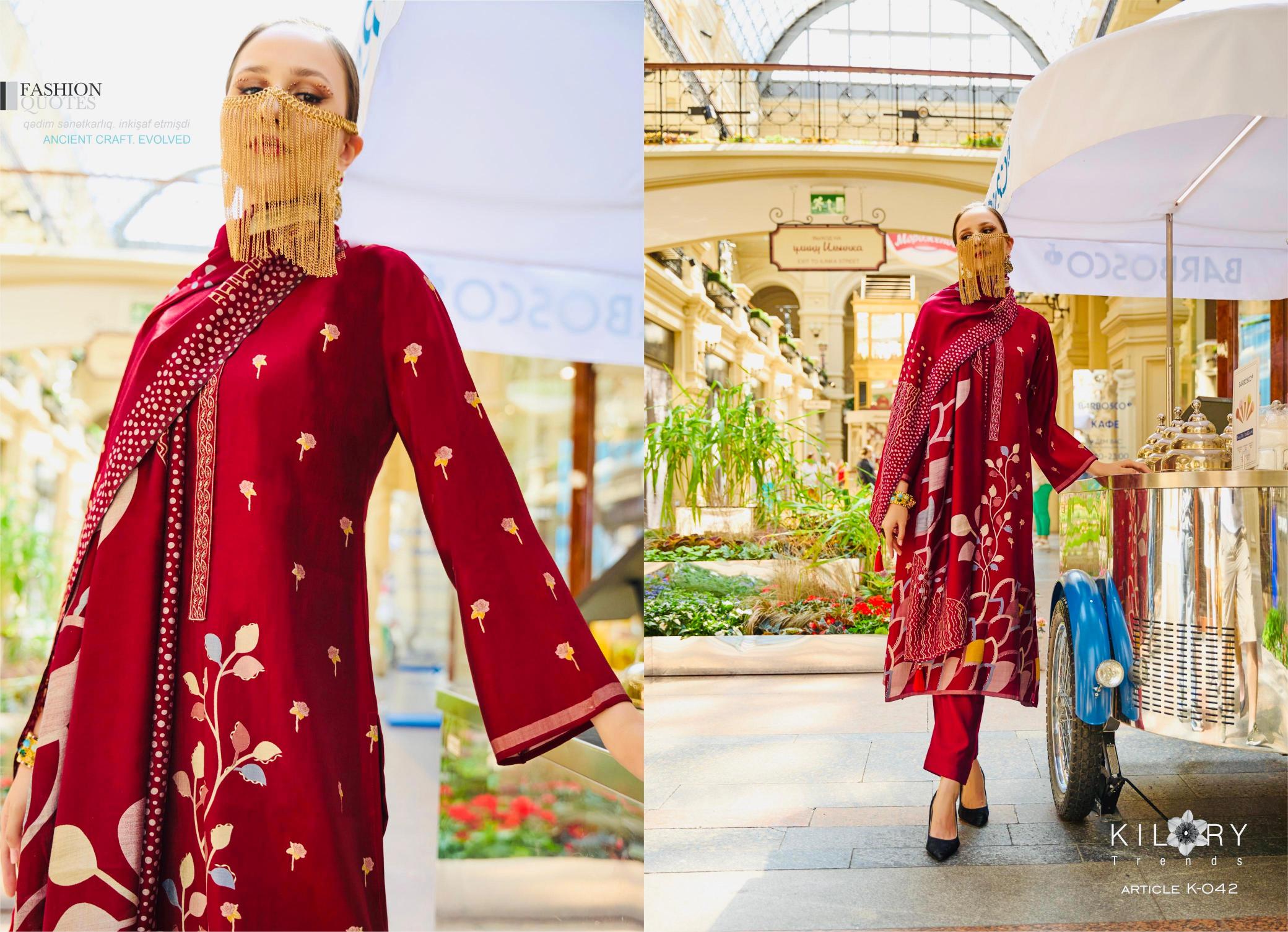 Kilory Flora Digital Printed Salwar Kameez Wholesale Catalog