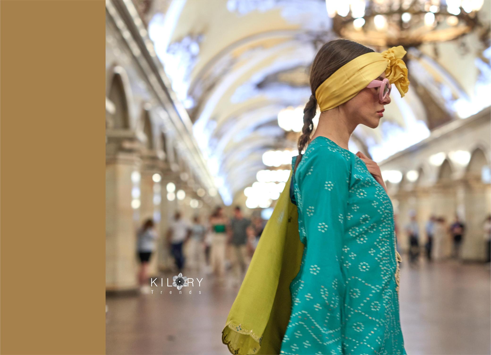 KILORY Silk Of Bandhej VOL 3 Salwar Kameez Wholesale Catalog