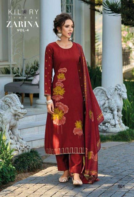 KILORY TRENDZ ZARINA VOL4 salwar kameez Wholesale catalog