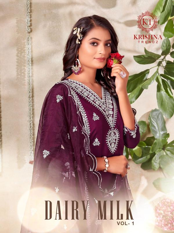 KRISHNA DAIRY MILK VOL 1 KURTI Wholesale catalog