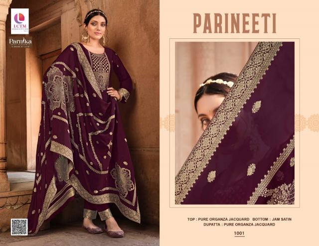 Lctm Leela Parineeti Organza Salwar Kameez Wholesale catalog