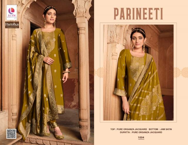 Lctm Leela Parineeti Organza Salwar Kameez Wholesale catalog