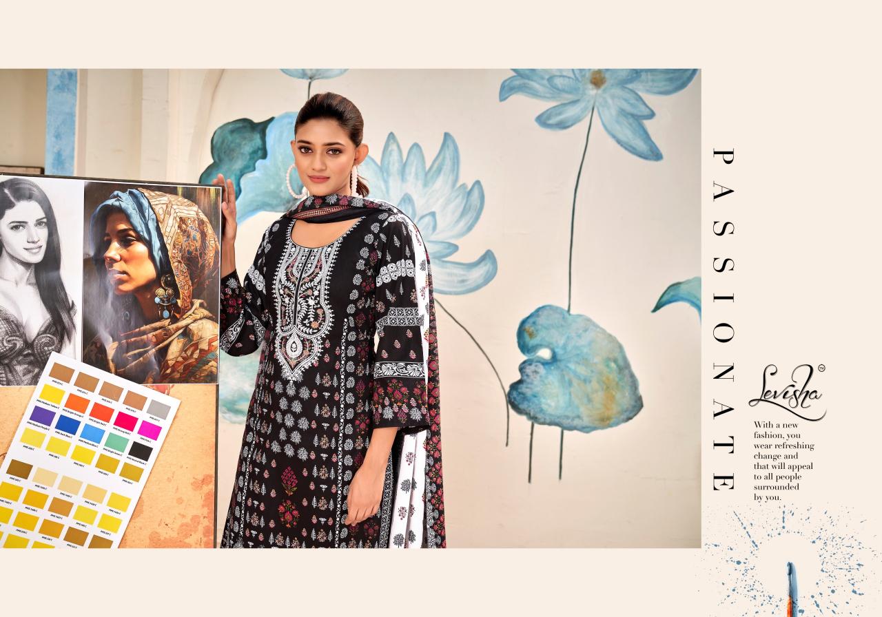 Levisha Naira Nx Vol 7 Cotton Duptta Dress Material Wholesale catalog