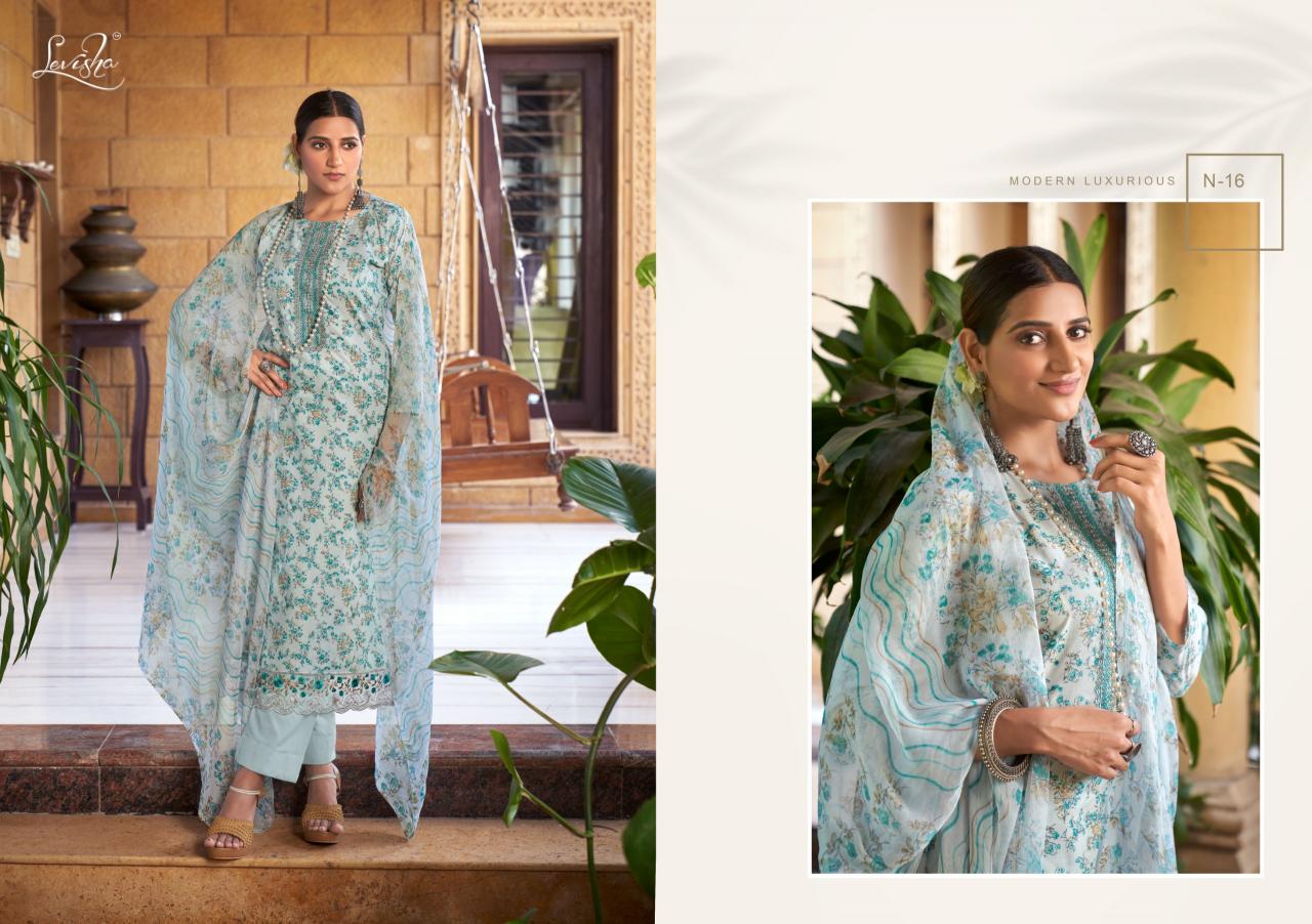 Levisha Nayasha Cotton Salwar Kameez Wholesale Catalog