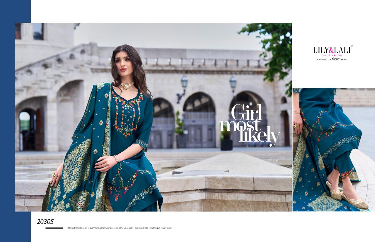 LILY & LALI HASMEENA Vol3 KURTI Wholesale catalog
