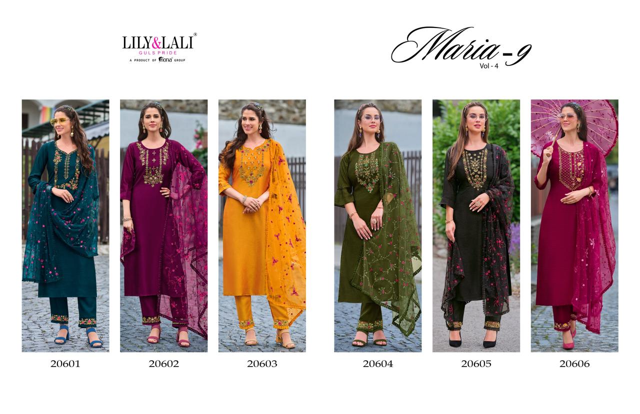 LILY & LALI MARIA-9 VOL 4 Kurti Wholesale catalog