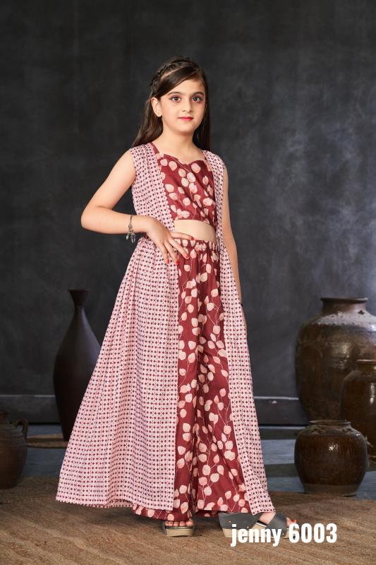 Lucaya Jenny vol 6 Kurti Gown For Kids Wholesale Catalog