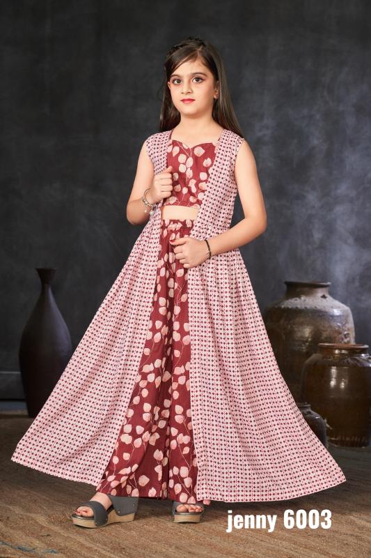 Lucaya Jenny vol 6 Kurti Gown For Kids Wholesale Catalog
