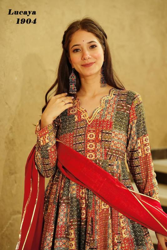 Lucaya vol 19 Gown Kurti Wholesale Catalog