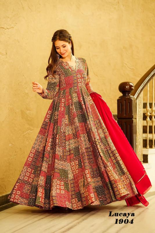 Lucaya vol 19 Gown Kurti Wholesale Catalog