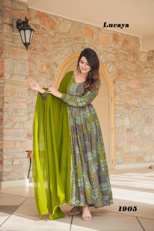 Lucaya vol 19 Gown Kurti Wholesale Catalog