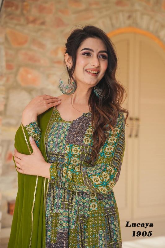 Lucaya vol 19 Gown Kurti Wholesale Catalog
