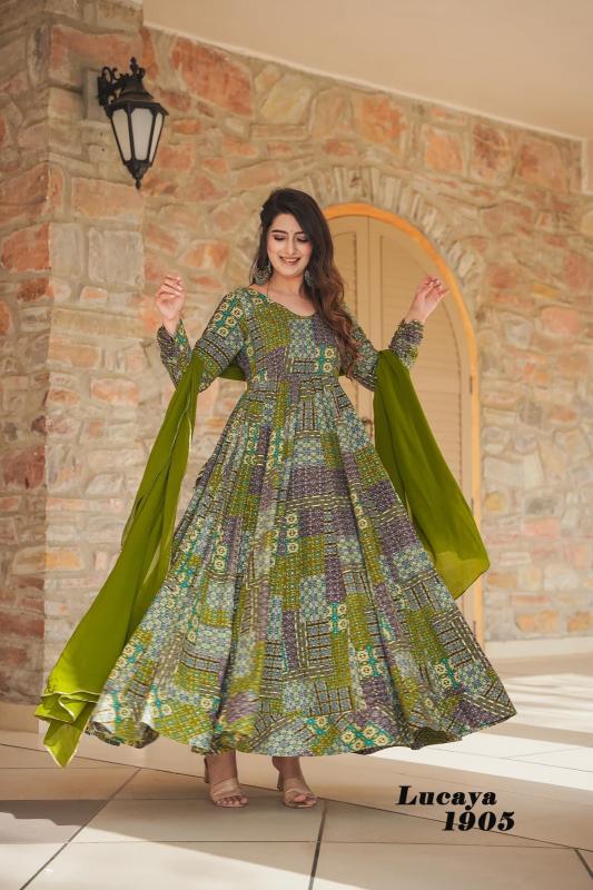 Lucaya vol 19 Gown Kurti Wholesale Catalog