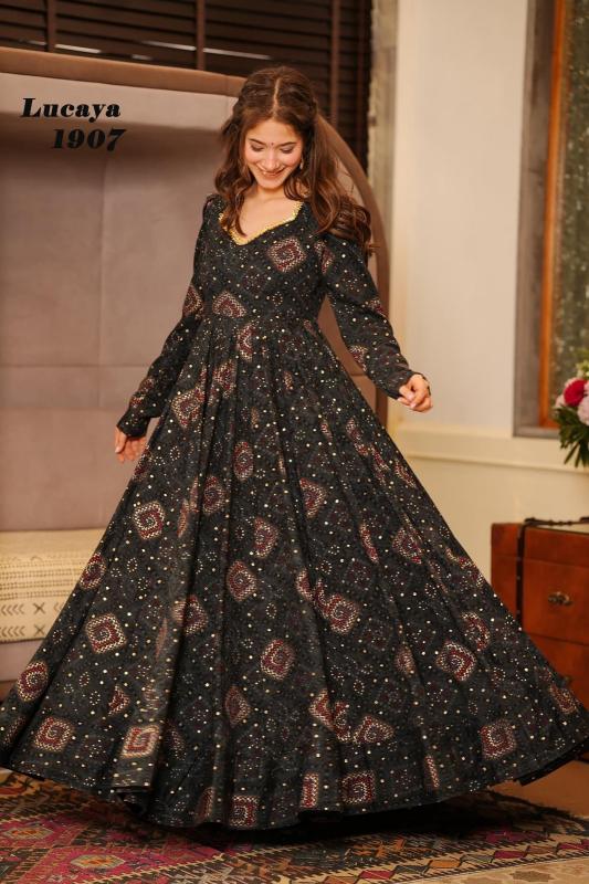 Lucaya vol 19 Gown Kurti Wholesale Catalog