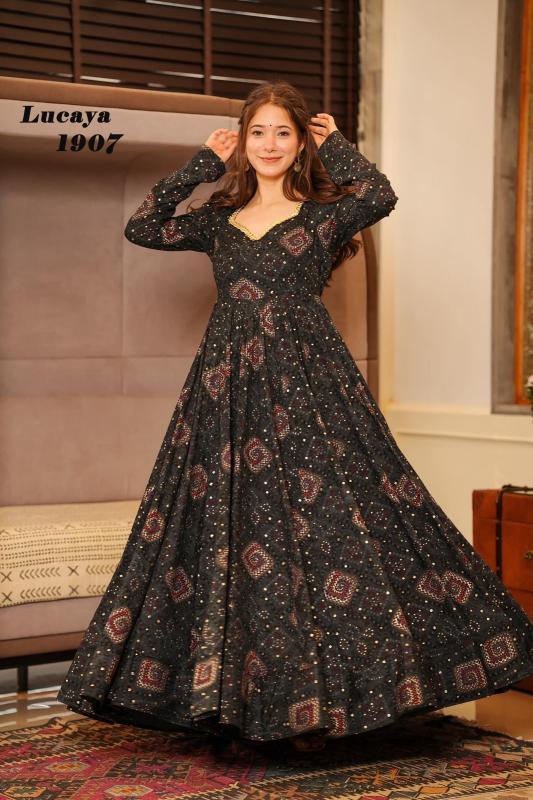 Lucaya vol 19 Gown Kurti Wholesale Catalog