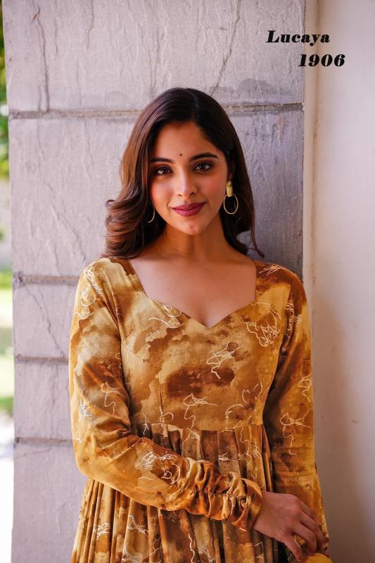 Lucaya vol 19 Gown Kurti Wholesale Catalog