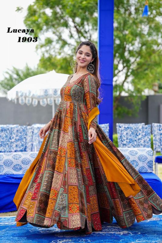 Lucaya vol 19 Gown Kurti Wholesale Catalog