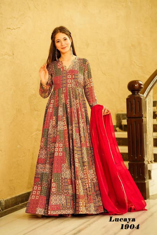 Lucaya vol 19 Gown Kurti Wholesale Catalog