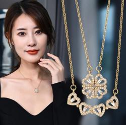 Magnet Heart Gold Necklace