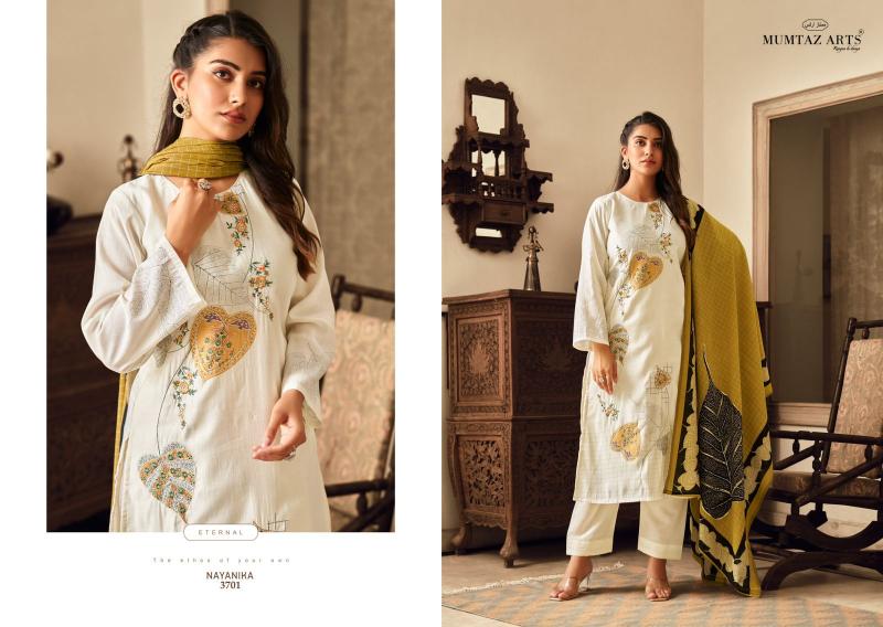 Mumtaz Nayanika Muslin Digital Printed Dress Material Wholesale catalog