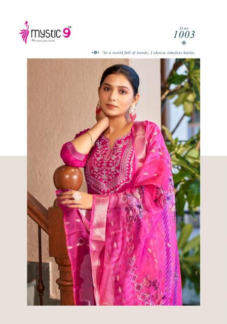 MYSTIC 9 FIZA Vol 1 Kurti Wholesale catalog