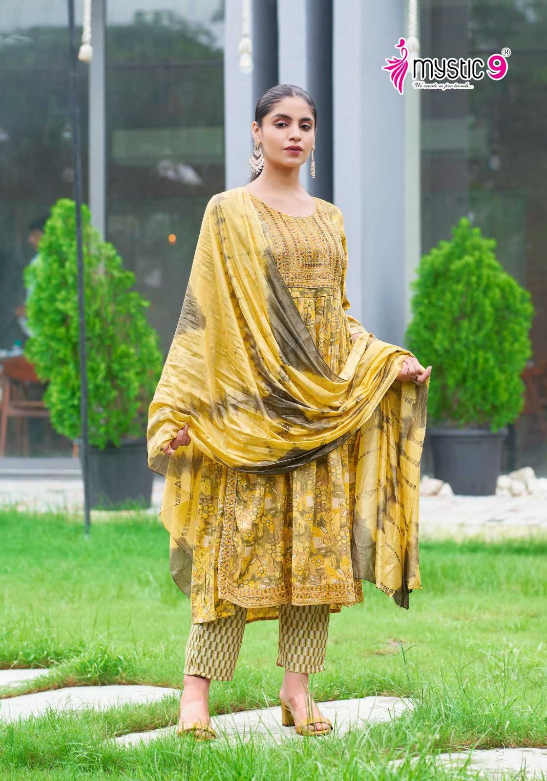 MYSTIC 9 SARA VOL 10 Rayon Kurti Wholesale Catalog