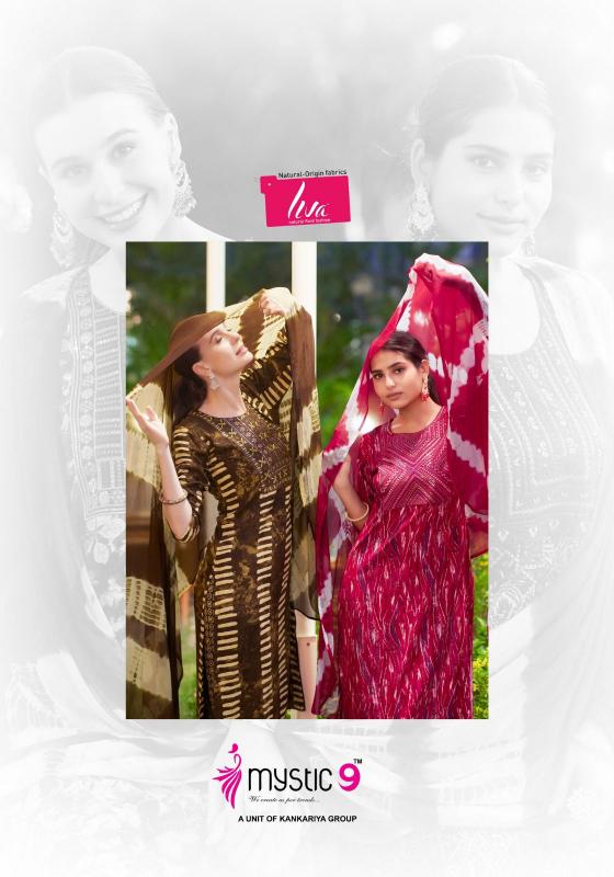 MYSTIC 9 SUMAN Kurti Wholesale Catalog
