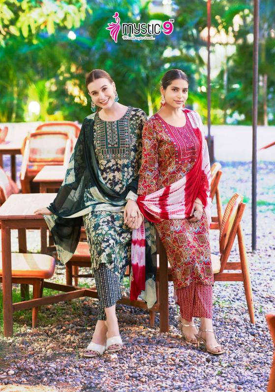 MYSTIC 9 SUMAN Kurti Wholesale Catalog