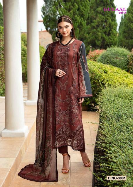 Nand Gopal Gulaal Vol 3 Karachi Cotton Drees Material Wholesale Catalog