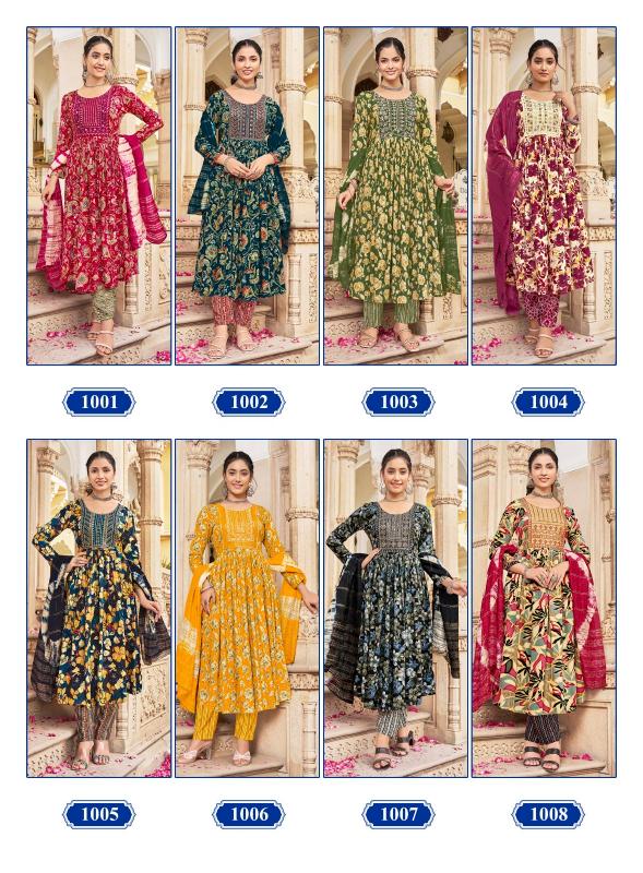 NAVKAR K.C KASHISH Vol 1 Anarkali Kurtis Wholesale Catalog
