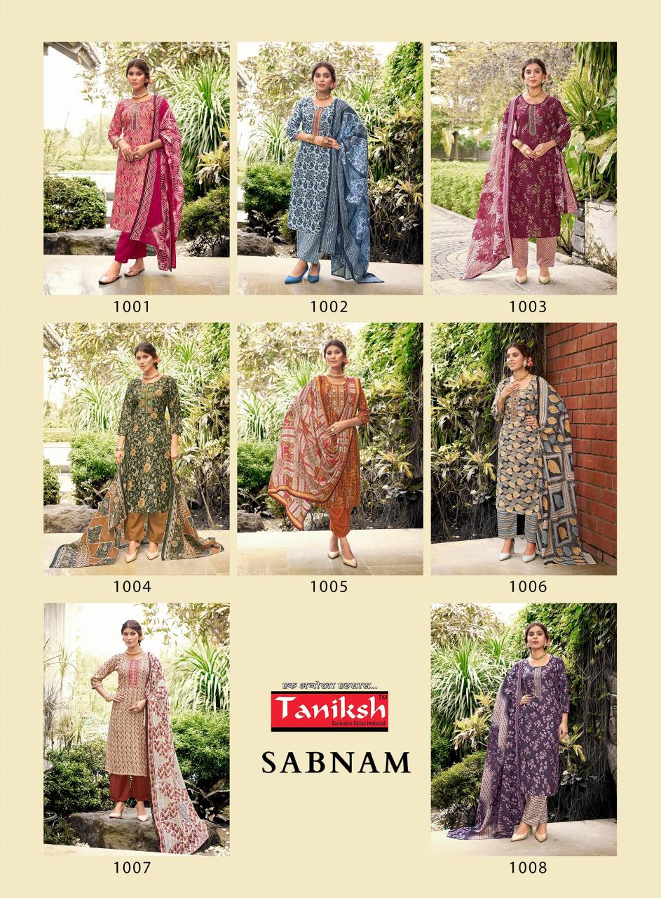 Navkar Sabnam Vol 1 Embroidery Kurti Wholesale Catalog