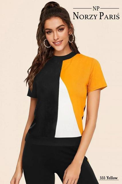 Norzy Paris 555 Yellow Western Top Wholesale Catalog