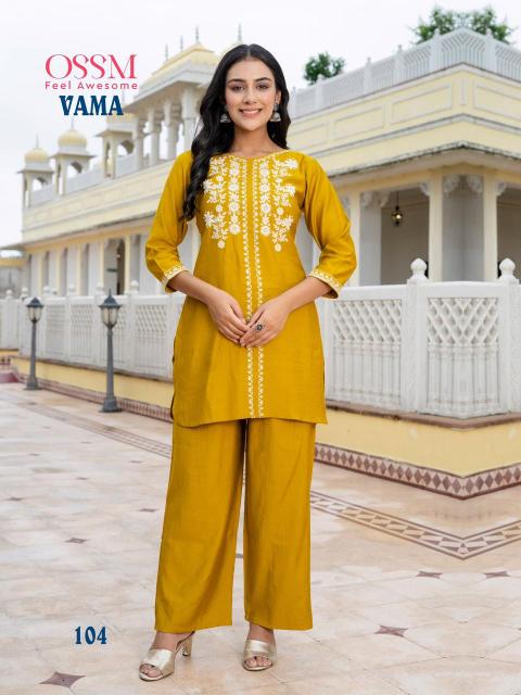 Ossm Vama Fancy Co-ord Set Wholeale Catalog