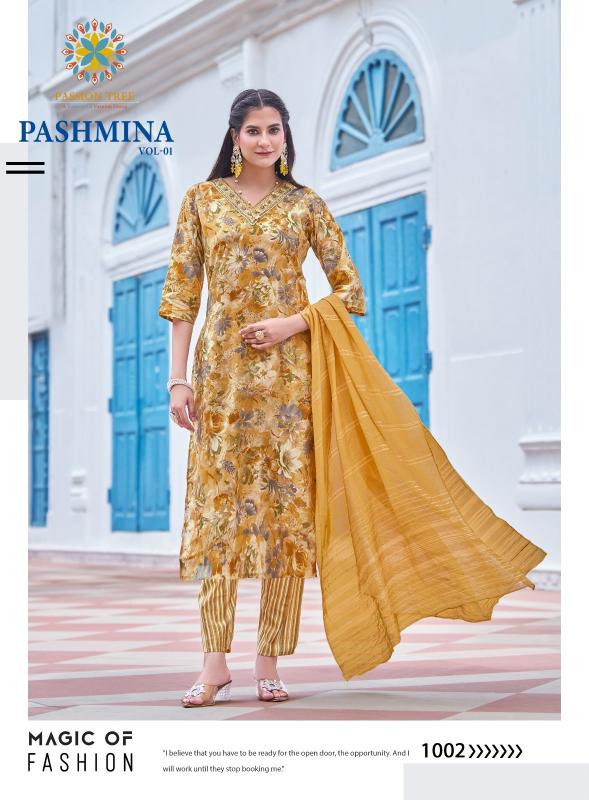 Passion Tree PASHMINA VOL 1 Kurti Wholesale catalog