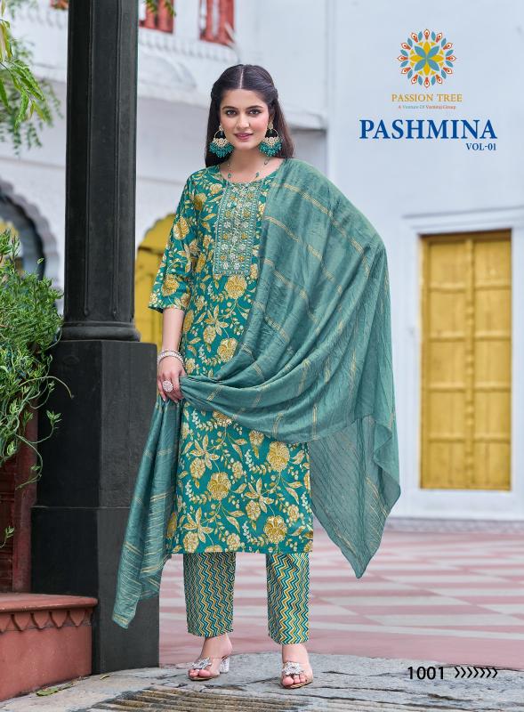 Passion Tree PASHMINA VOL 1 Kurti Wholesale catalog