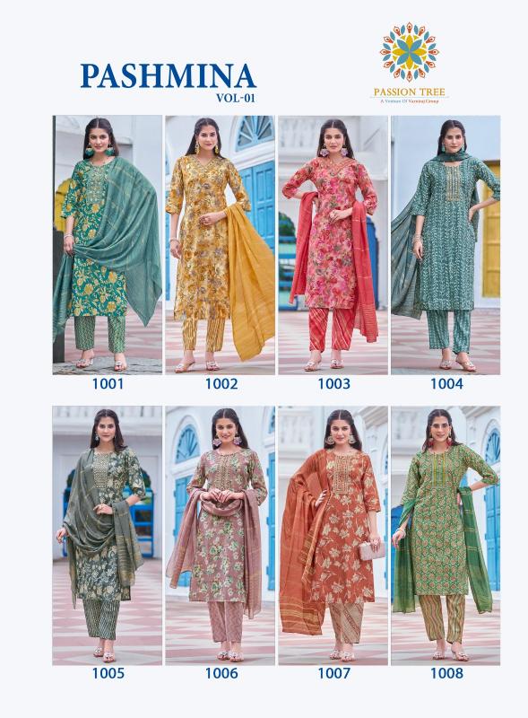 Passion Tree PASHMINA VOL 1 Kurti Wholesale catalog