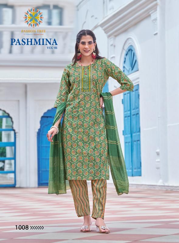 Passion Tree PASHMINA VOL 1 Kurti Wholesale catalog