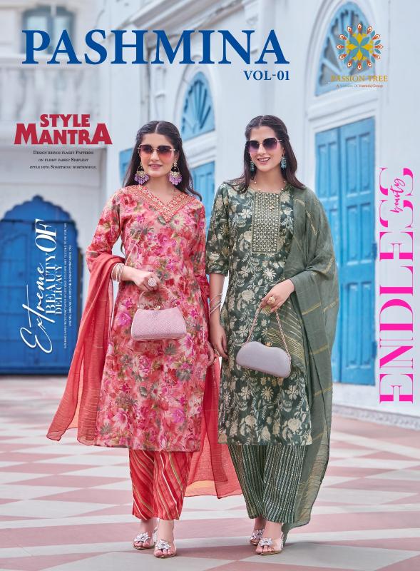 Passion Tree PASHMINA VOL 1 Kurti Wholesale catalog