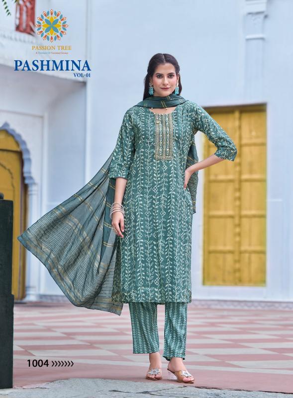 Passion Tree PASHMINA VOL 1 Kurti Wholesale catalog