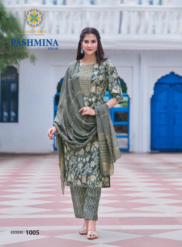 Passion Tree PASHMINA VOL 1 Kurti Wholesale catalog