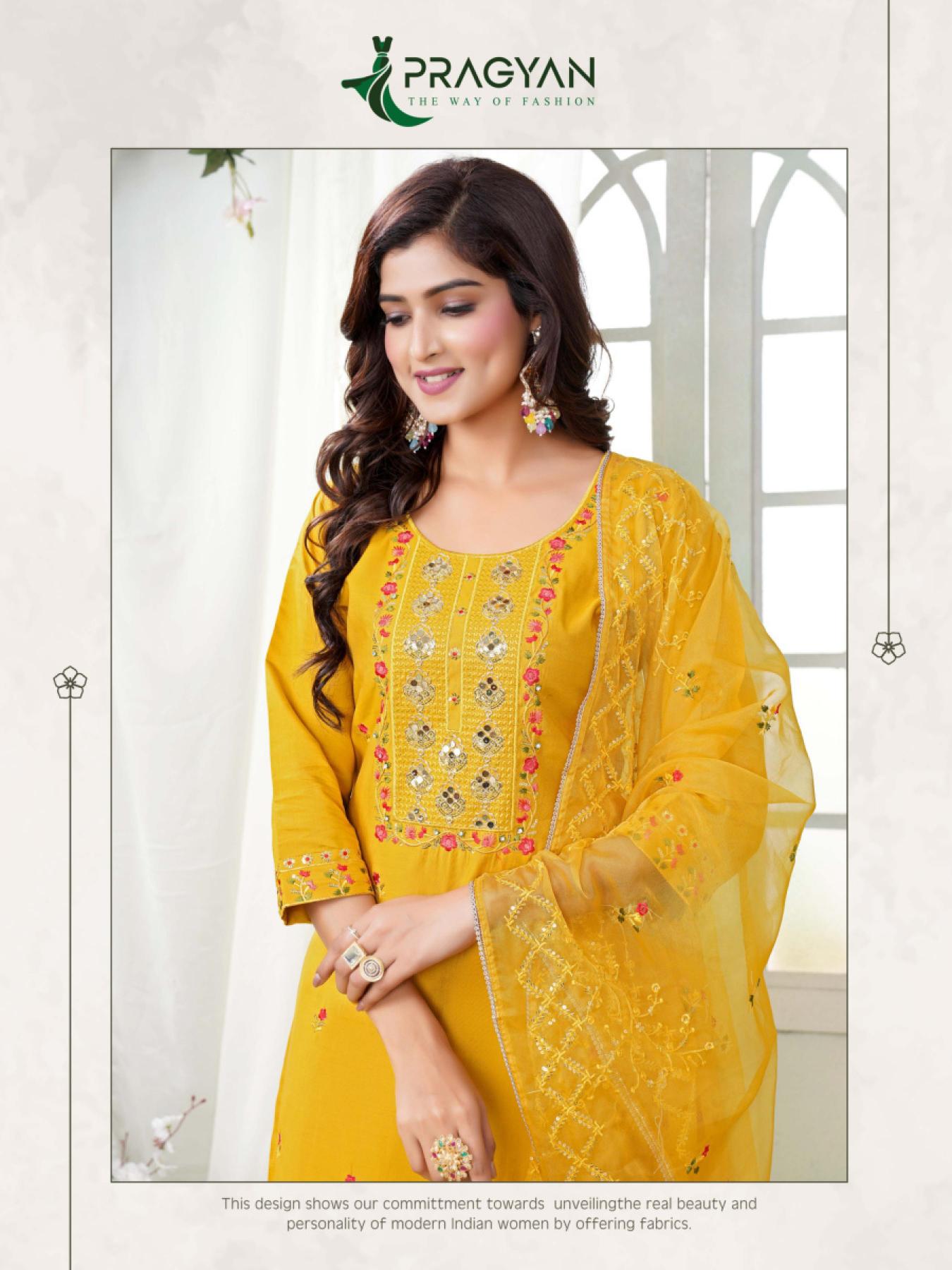Pragyan Bandhan Vol 1 Embroidery Kurti Wholesale Catalog