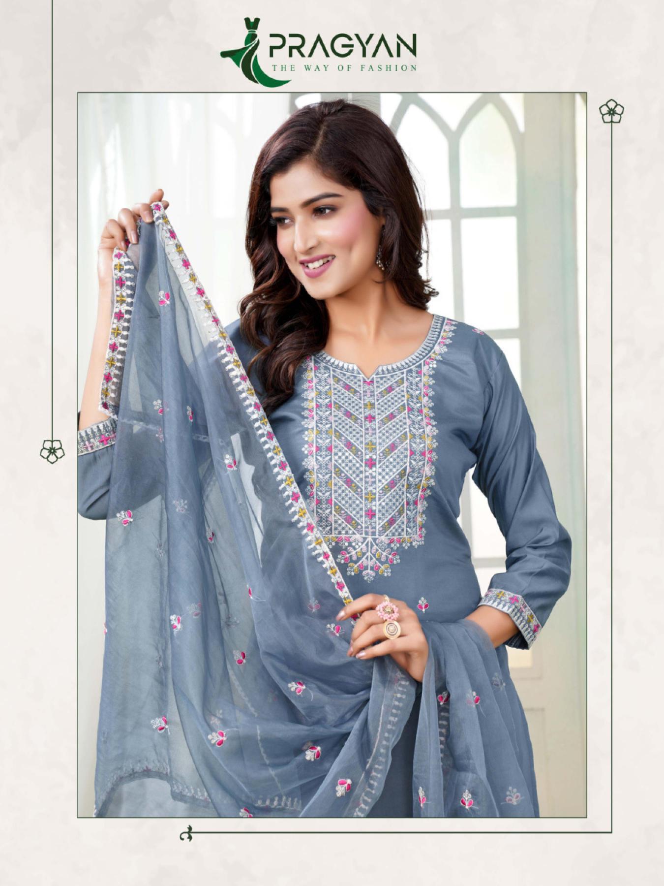 Pragyan Bandhan Vol 1 Embroidery Kurti Wholesale Catalog